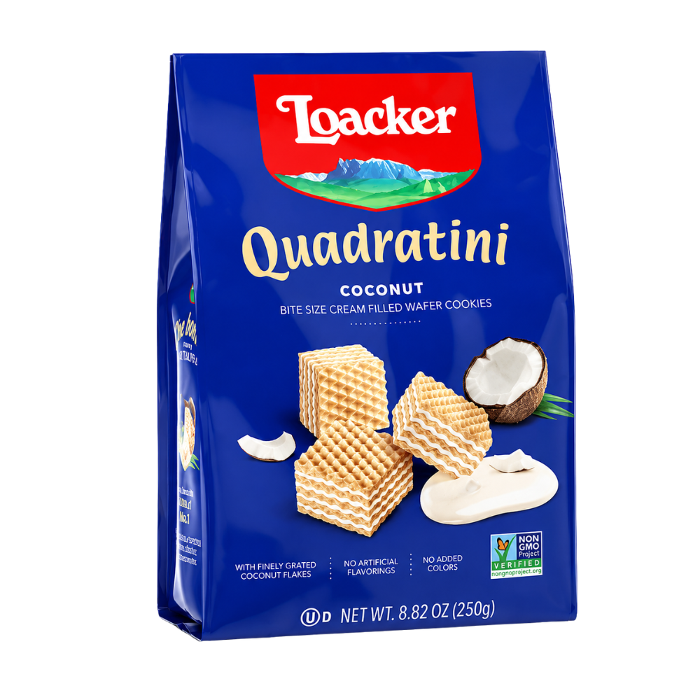 CB41H – Loacker Quadratini Coconut 250g