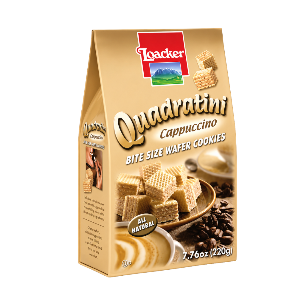 CB41K – Loacker Quadratini Cappuccino 220 g