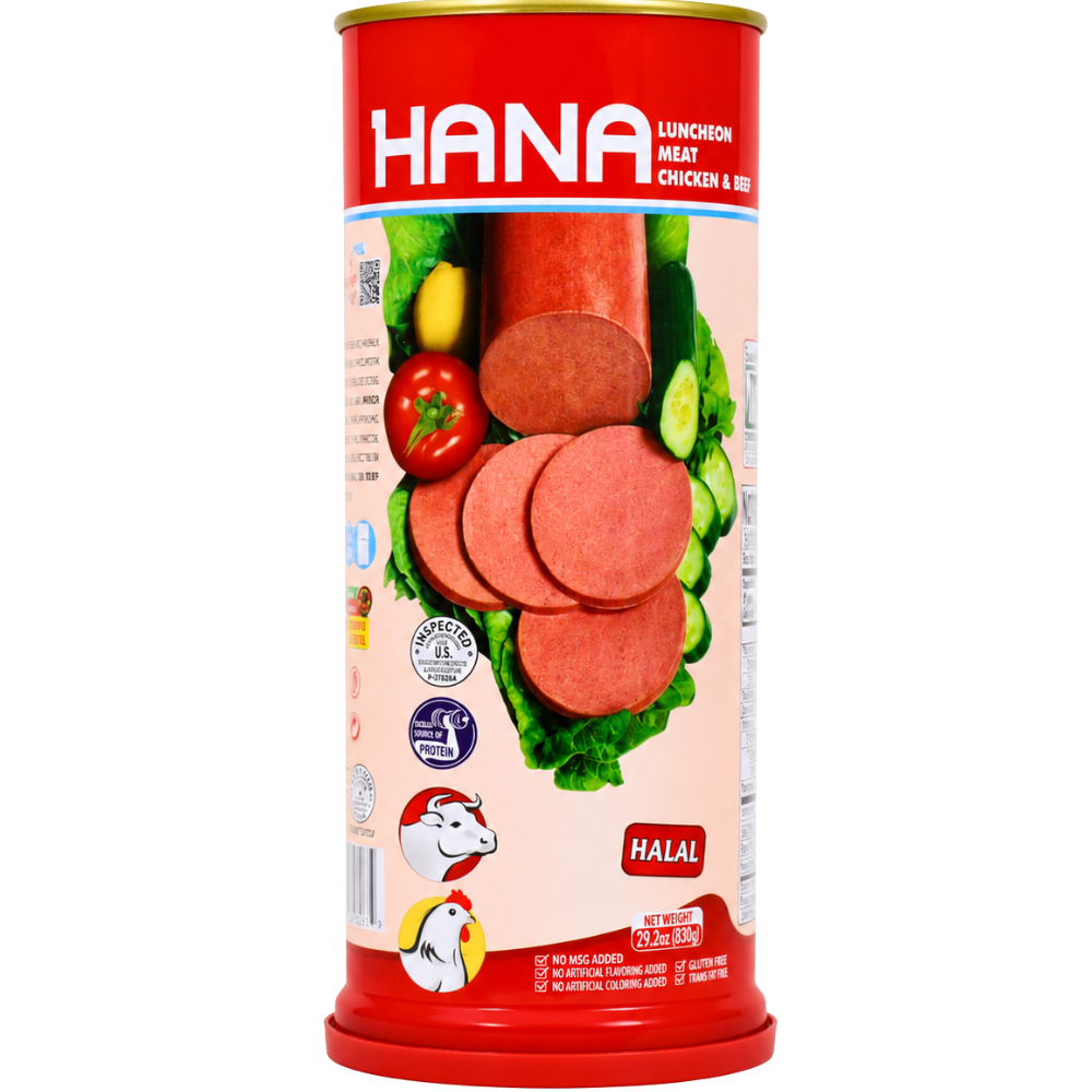 Hana Halal Luncheon Meat Beef & Chicken 29.2 oz