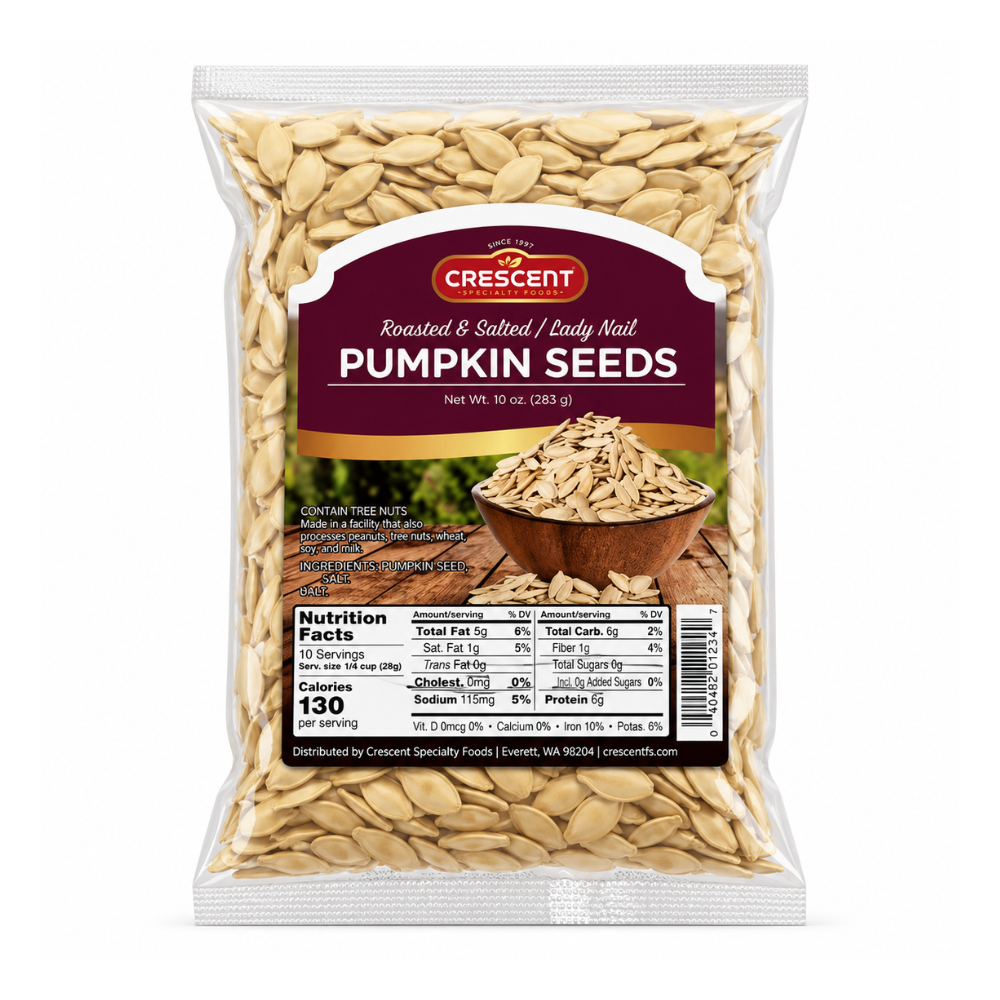 Crescent Pumpkin Seeds Lady Nail 10 oz