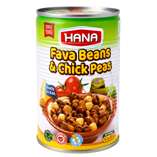 BN0205 - HANA Foul Medammes with Chick peas 14 oz (400g)
