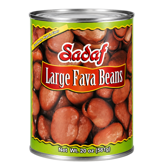 BN02A – Sadaf Large Fava Beans 20 oz (581g) Cans