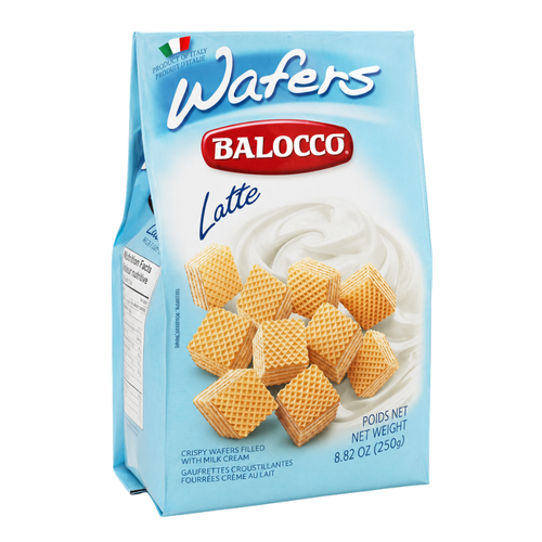 Balocco Wafers Vanilla (Crema Latte) (Pouch) 250 g