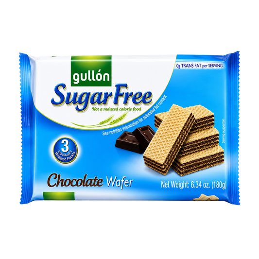 CB3102 -Gullon Sugar Free Chocolate Wafer 180 g