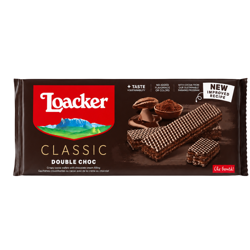 CB40C - Loacker Classic Double Chocolate 175g
