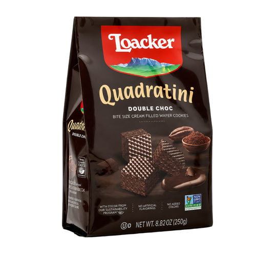 Loacker Quadratini Double Choc 250g
