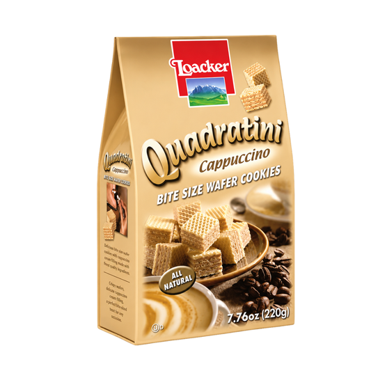 CB41K – Loacker Quadratini Cappuccino 220 g
