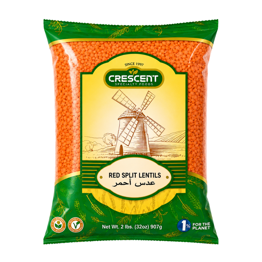 Crescent Red Split Lentil 32 oz