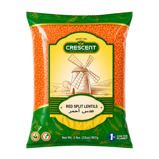 Crescent Red Split Lentil 32 oz