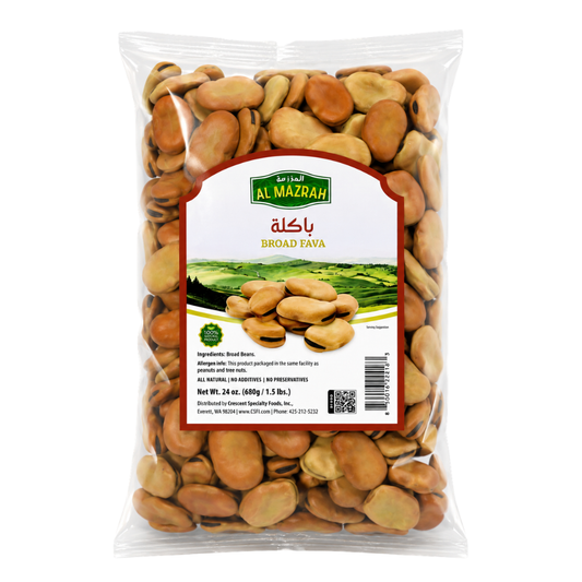 Al Mazrah Dried Broad Fava (Bakila) Bags 24 oz