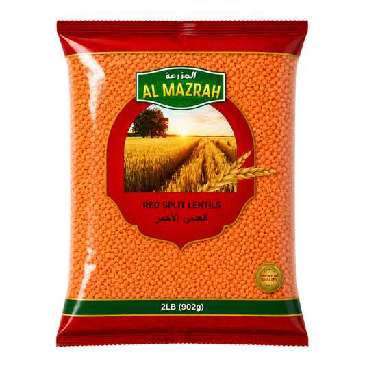 Al Mazrah Red Split Lentils 32 oz