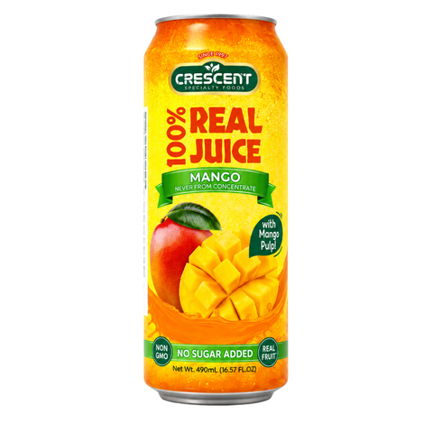 DK0201 – Crescent 100% Real Juice Mango with Pulp 490 ml
