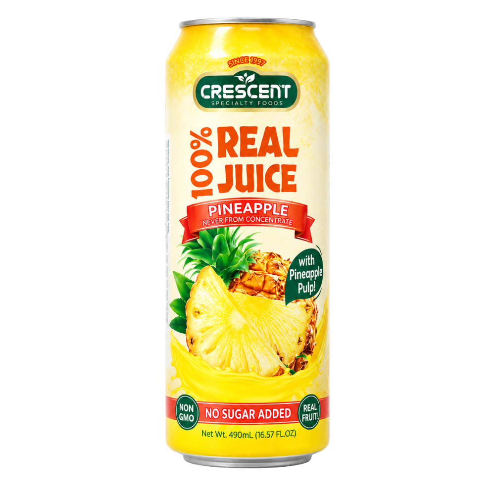 Crescent 100% Real Juice Pineapple with Pulp 490 ml