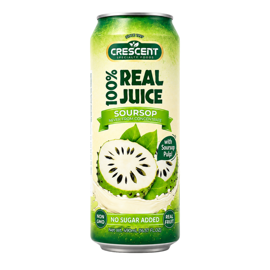 Crescent 100% Real Juice Soursop with Pulp 490 ml