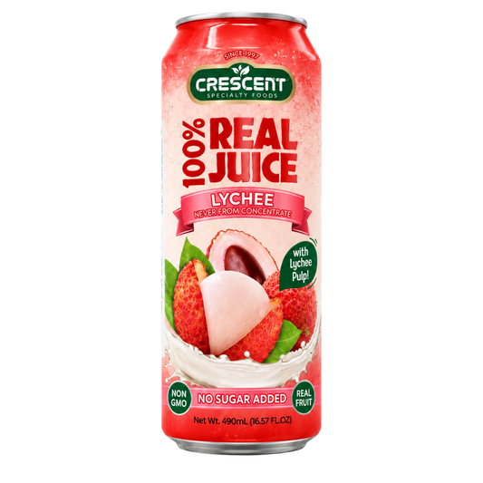 Crescent 100% Real Juice Lychee with Pulp 490 ml