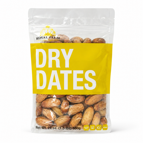 DT0102 – Royal Palm Dry Dates 24 oz (680g)