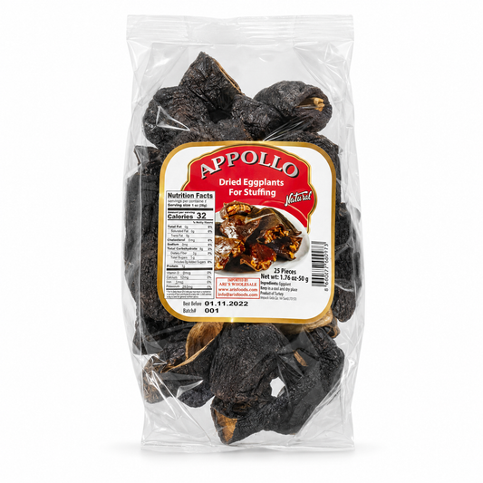 Appollo Dried Eggplants 25 pcs