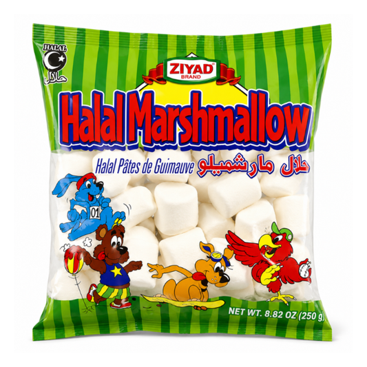 Ziyad Marshmallow Halal White New Price! 250 g