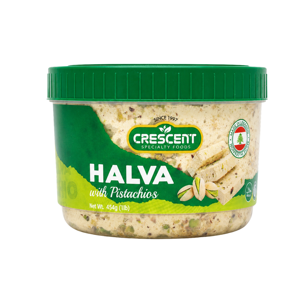 Crescent Halva W/ Pistachios 16 oz - 2 Pack