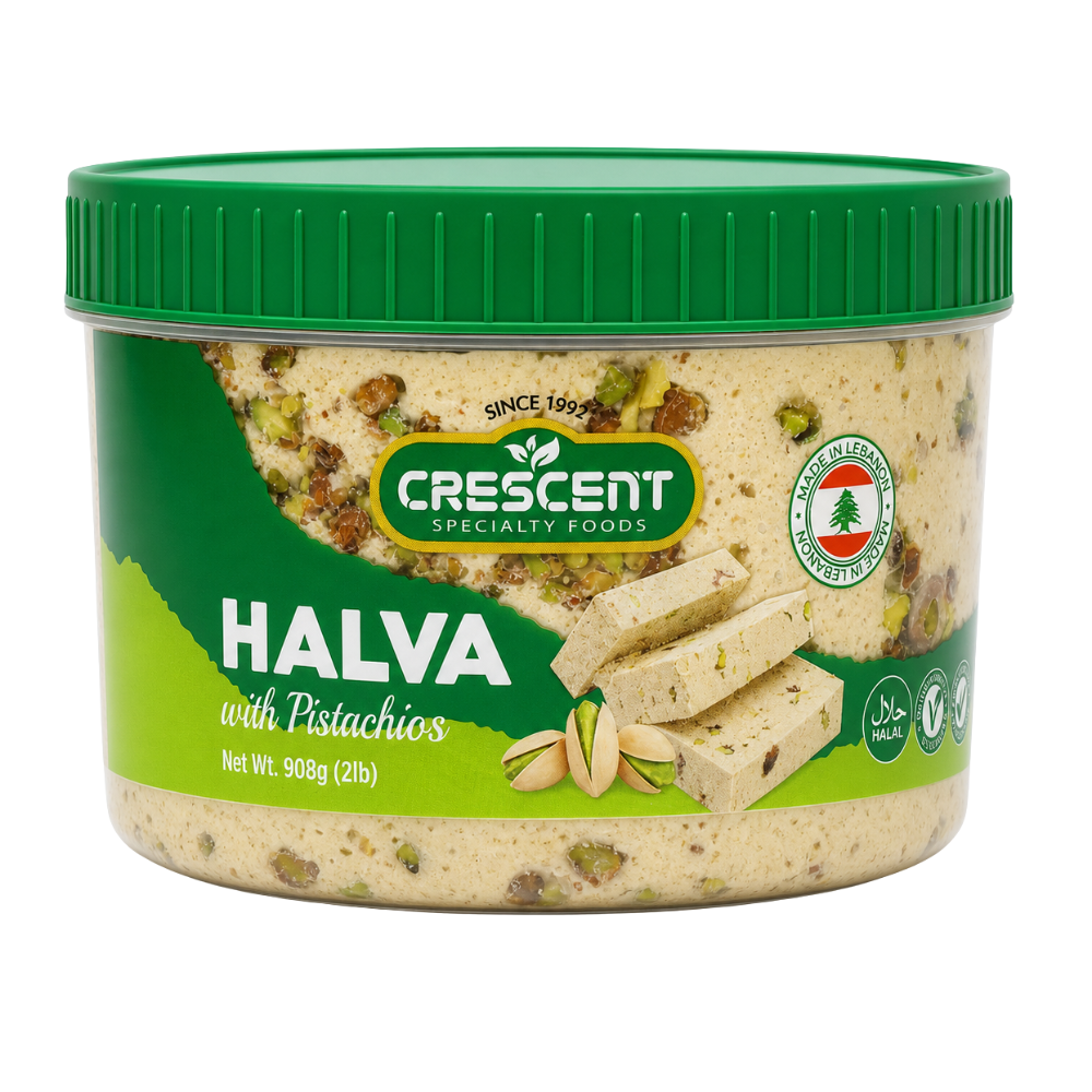 Crescent Halva W/ Pistachios 32 oz