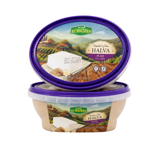 Al Mazrah Halva Plain 14 oz