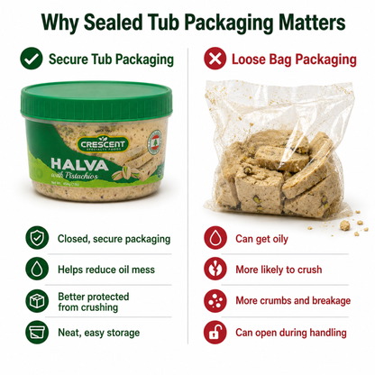 Crescent Pistachio Halva 16 oz (454g) – 2 Pack