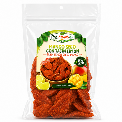 LNT0402 – PalMund Mango Seco Con Tajin Limon (Tajin Lemon Dried Mango) 10 Oz