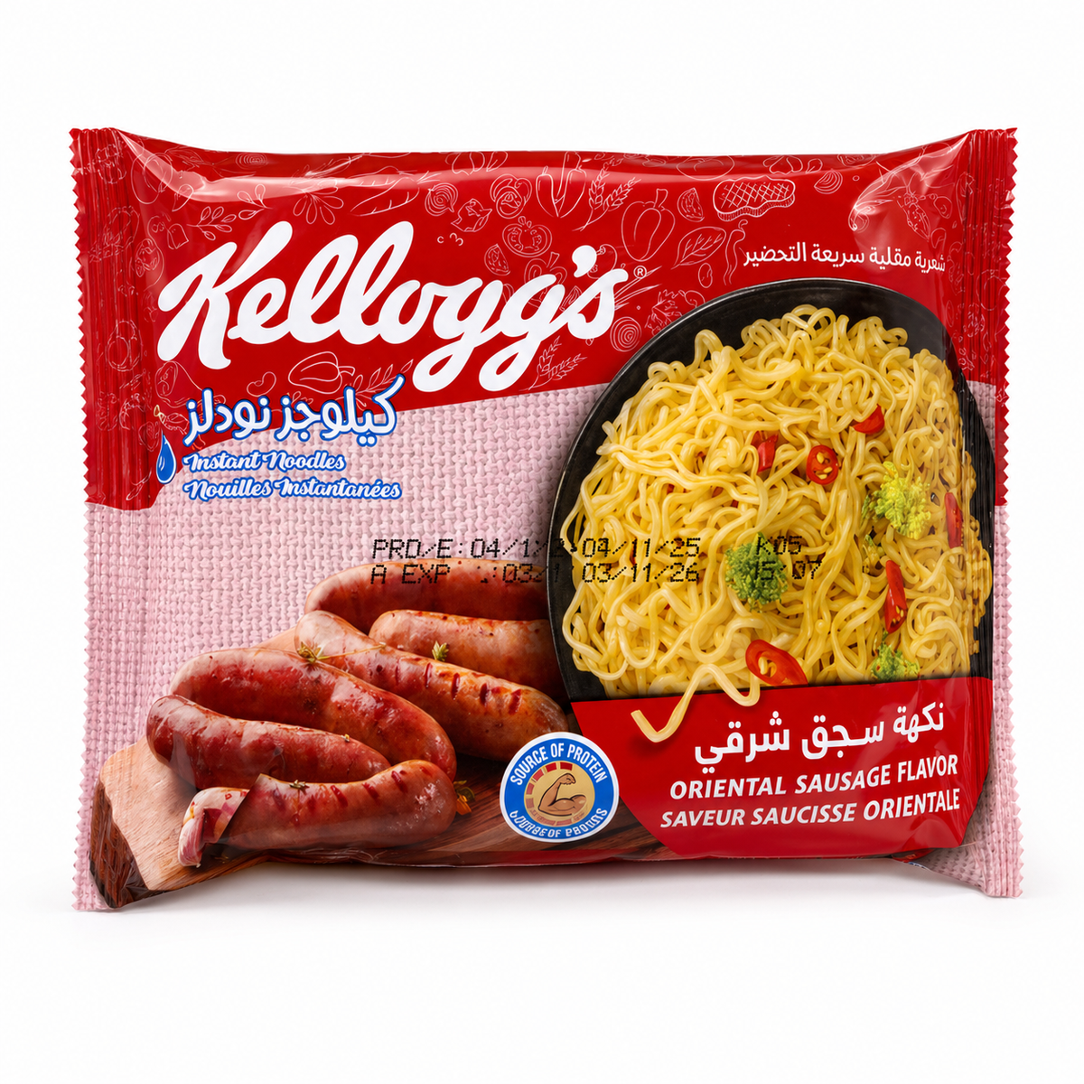 Kellogg's Oriental Sausage Nooddle 2.4 oz