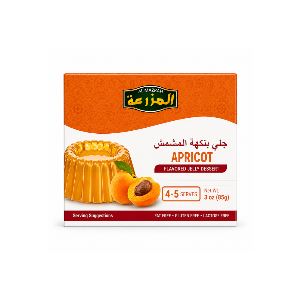 Al Mazrah Apricot Gelatin Dessert 85 g
