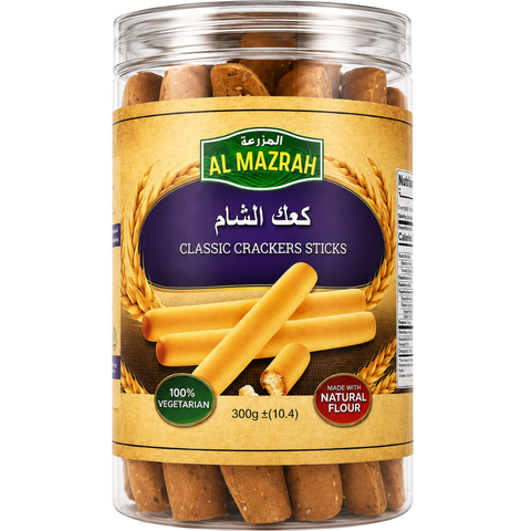 BK0209 – Al Mazrah Classic Crackers Sticks 10.5 oz (300g)