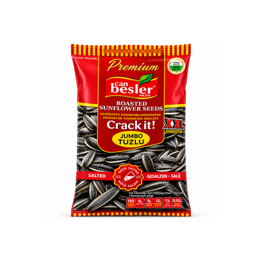 Besler Black Sunflower Seeds XXL - Salted 9 oz