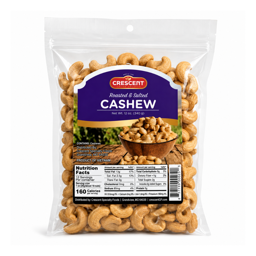 Crescent R/S Cashews 12 oz