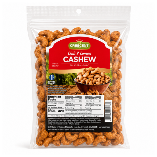 Crescent Chili & Lime Cashew 12 oz