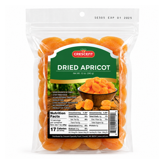 Crescent Turkish Dried Apricot 12 oz
