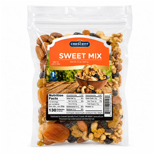 Crescent Sweet Mixed Nuts 12 oz