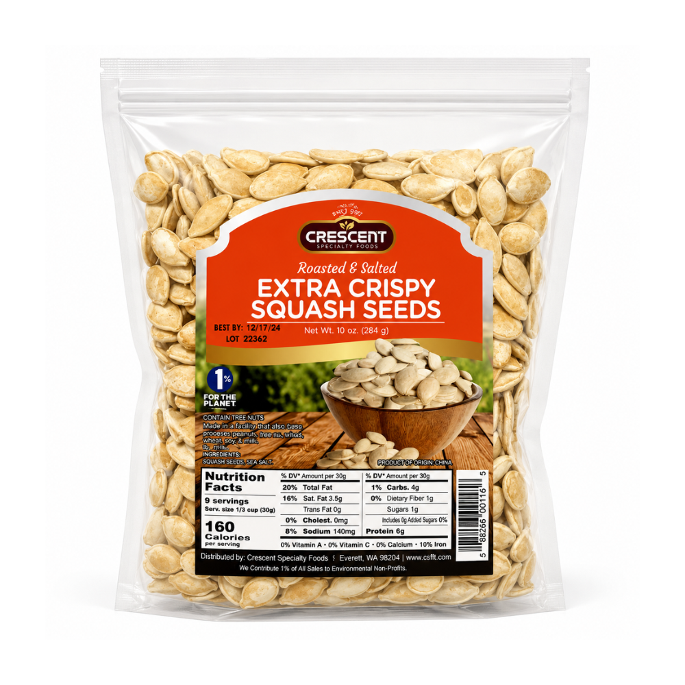 Crescent Extra Crispy Squash Seeds 10 oz