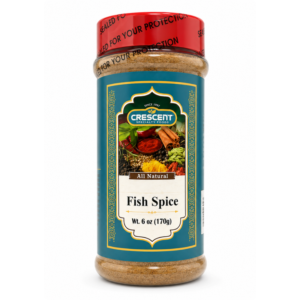 Crescent Fish Spices Jars 6 oz