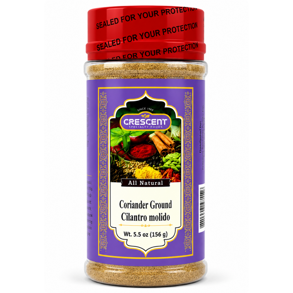 Crescent Ground Coriander. Jars 5 oz