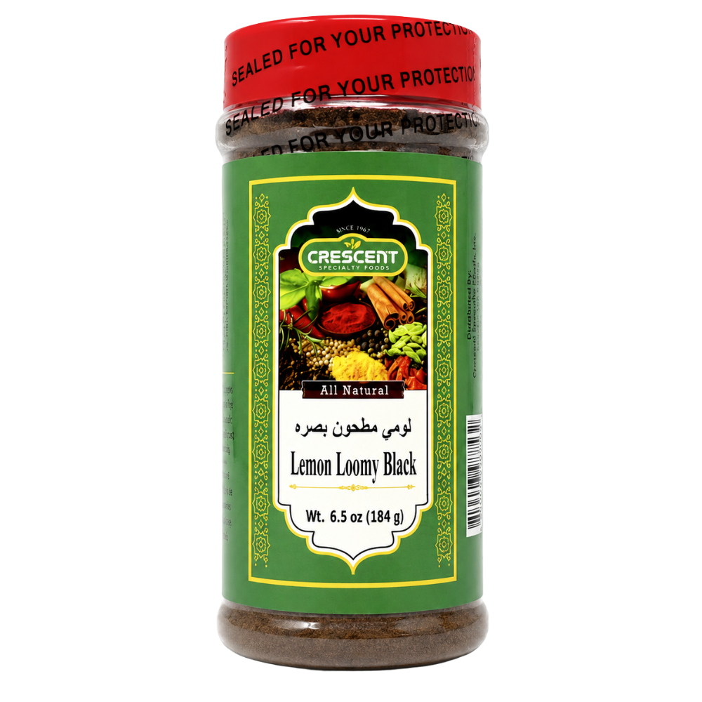 Crescent Lemon (Lommy) Black Ground Jars 6.5 oz