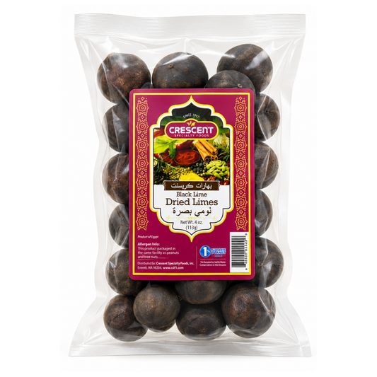 Crescent Black Dried Lime. 4 oz