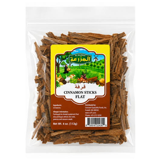 Al Mazrah Flat Cinnamon Sticks Bags 4 oz