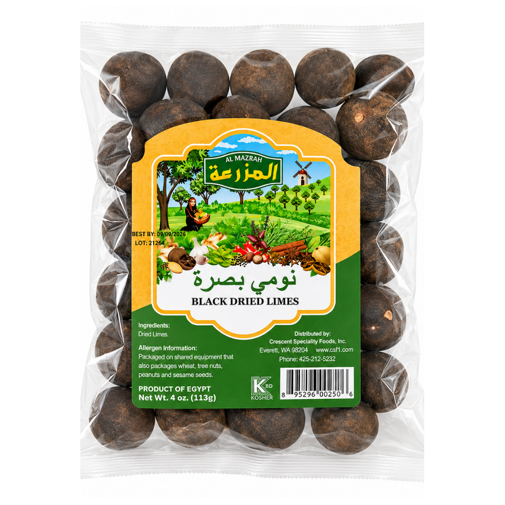 Al Mazrah Black Dried Lime. 4oz