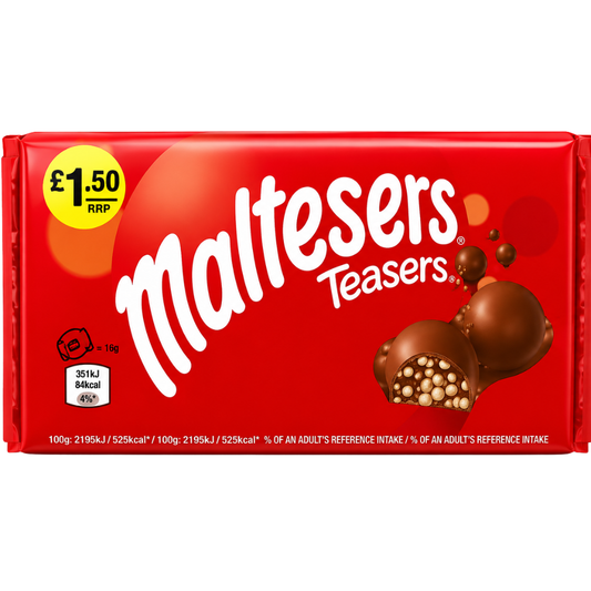 Maltesers Chcolate Bar Standard Block 100 g