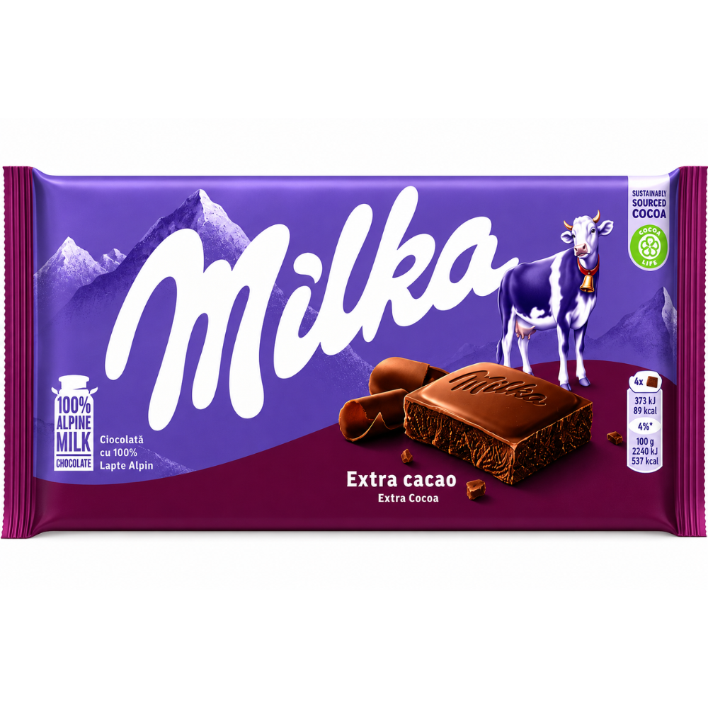 Milka Dark (Extra Cocoa) Bars 90 gr