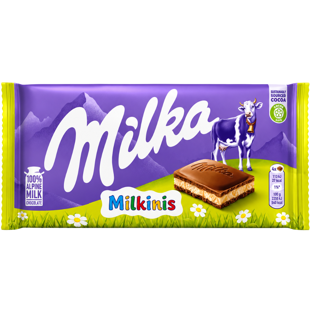 Ninara Milka Milkinis Bars 100 g