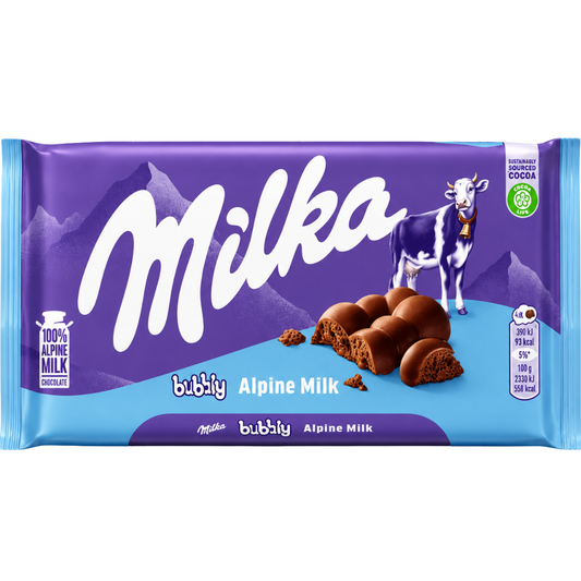 Milka Bar Bubbly. 90 gr