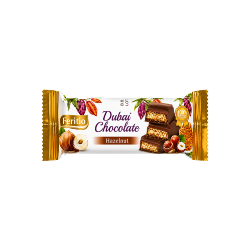 Feritio Dubai Chocolate Hazelnut 40g