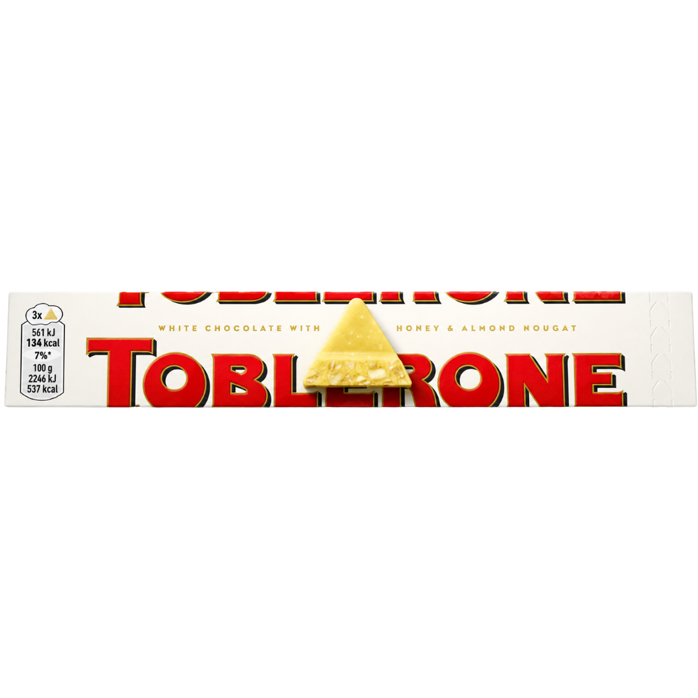Toblerone White Milk Chocolate. 100 gr