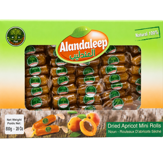 Alandaleep Dried Apricot Mini Rolls 28 oz