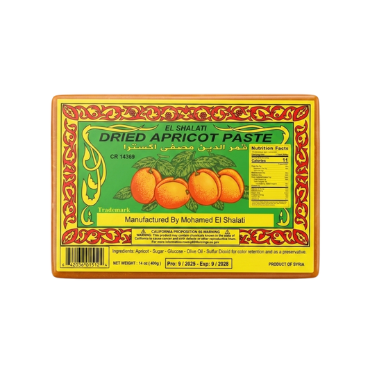 El shalati Dried Apricot Paste 14 oz